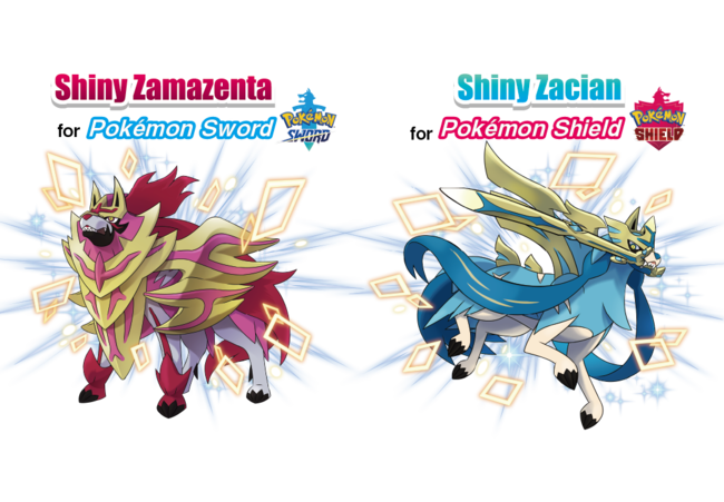 Pokémon Sword and Shield legendaries Zacian, Zamazenta and