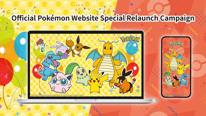 Official Pokémon Website Special Relaunch Campaign