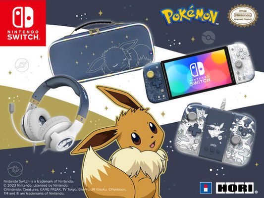 HORI 'Eevee & Friends' Nintendo Licensed Accessories for Nintendo Switch™