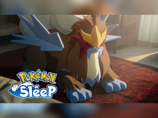 Entei blazes into Pokémon Sleep!