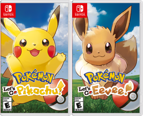 The Official Version of the Nintendo Switch is Released!! "Pokémon: Let's Go Pikachu! & Let's Go, Eevee!" are now available in stores!!