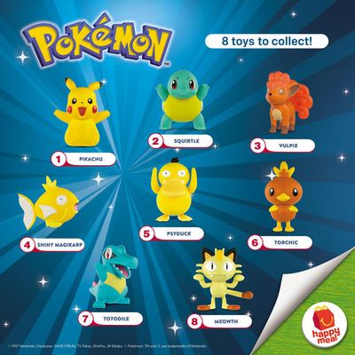 [McDonald's Happy Meal] Pokémon campaign will begin!